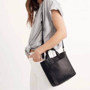 Madewell Small Transport Leather Square Crossbody Bag